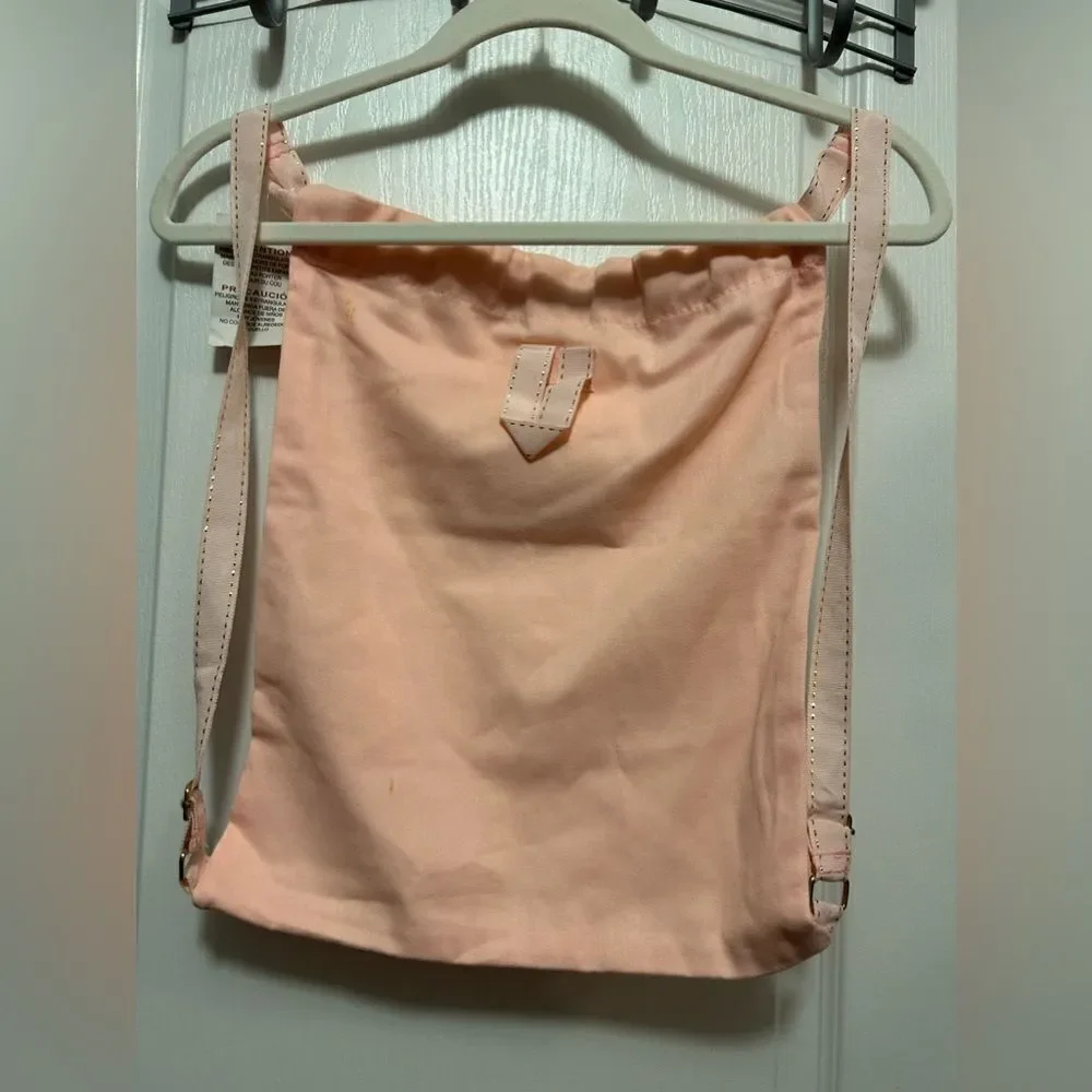 Disney Parks Bibbidi Bobbidi Boutique Cinderella‎ Drawstring Backpack New